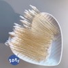 100PCS Disposable Crystal Lip Brushes - Premium Gold Lip Gloss