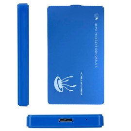 KARMATECH Externe Festplatte, tragbar, 2.5, USB 3.0, 500 GB, Blau (500 GB) (generalüberholt)
