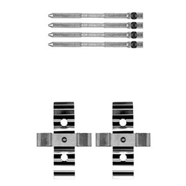 HELLA PAGID 8DZ 355 205-261 Accessory Kit, disc brake pads, Front Axle