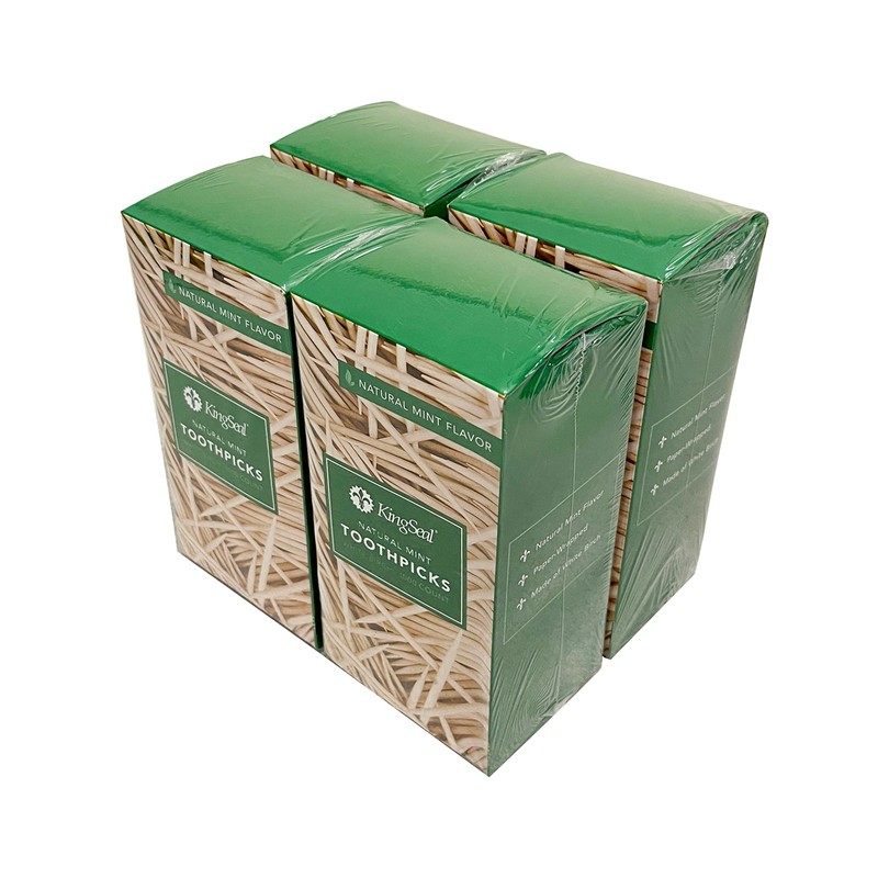 4,000 Count | KingSeal Individually Paper Wrapped MINT Flavored Birch