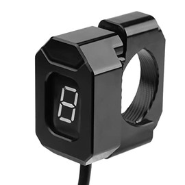 aqxreight Speed Gear Display Indicator Holder Mount, Universal Motorcycle Speed Gear Display Indicator Holder for Handlebars from 22 mm to 28.6 mm, Popular