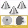 100pcs 10mm Acrylic Bullet Spike Cone Studs for Clothing Rivets