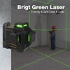Mountlaser Laser Level 360 Self Leveling,3x360° Cross Line Laser for