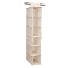 6-Tier Over-the-Door Hanging Organizer for Everyday Storage – Space-Saving Fabric Pockets for Bedroom, Bathroom & Closet
