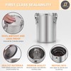 Tanjiae Compact Stainless Steel 100% Airtight Canisters Sets for Small