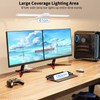 LED Desk Lamp Double Head, Eye-Caring Architect Desk Lamps for