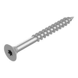 SECCARO Chipboard Screw 6 x 60 mm Stainless Steel V2A VA A2 Wood Screw Partially Threaded TX/Hexalobular Pack of 100