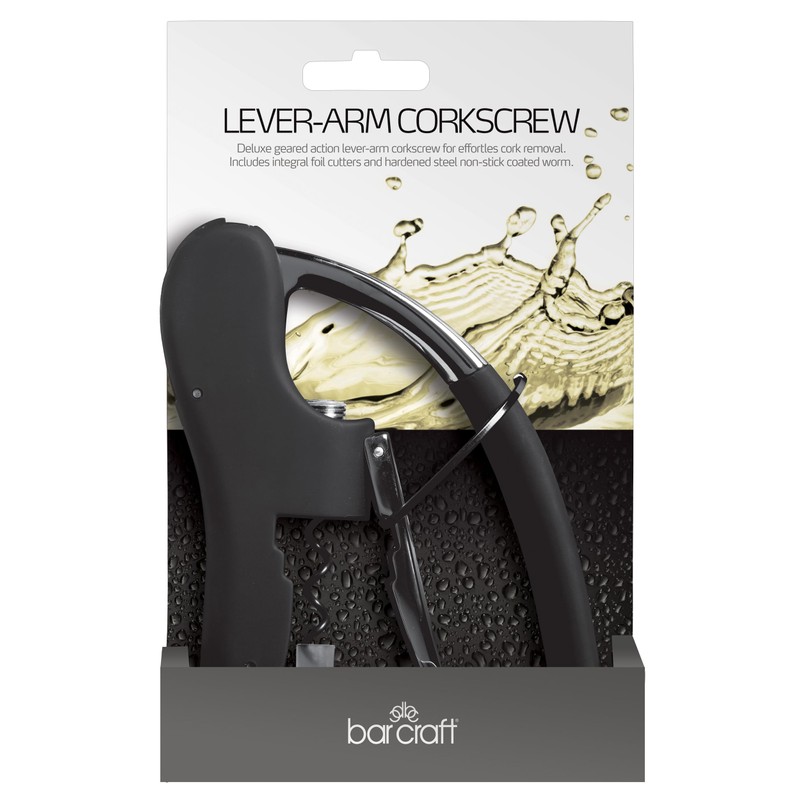 Kitchen Craft Bar Craft Lever-Arm Power Arc Corkscrew