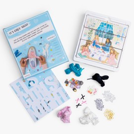 Loveté DIY Sneaker Styling Kit for Girls – Shoe Decorating Craft Set for 4 – Includes Charms, Laces & Stickers – Fun Gift for Sleepovers, Parties, Birthdays – Kids Ages 6+