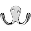 Merriway BH04887 (2 Pcs) Twin Robe Hook Chromed - Pack