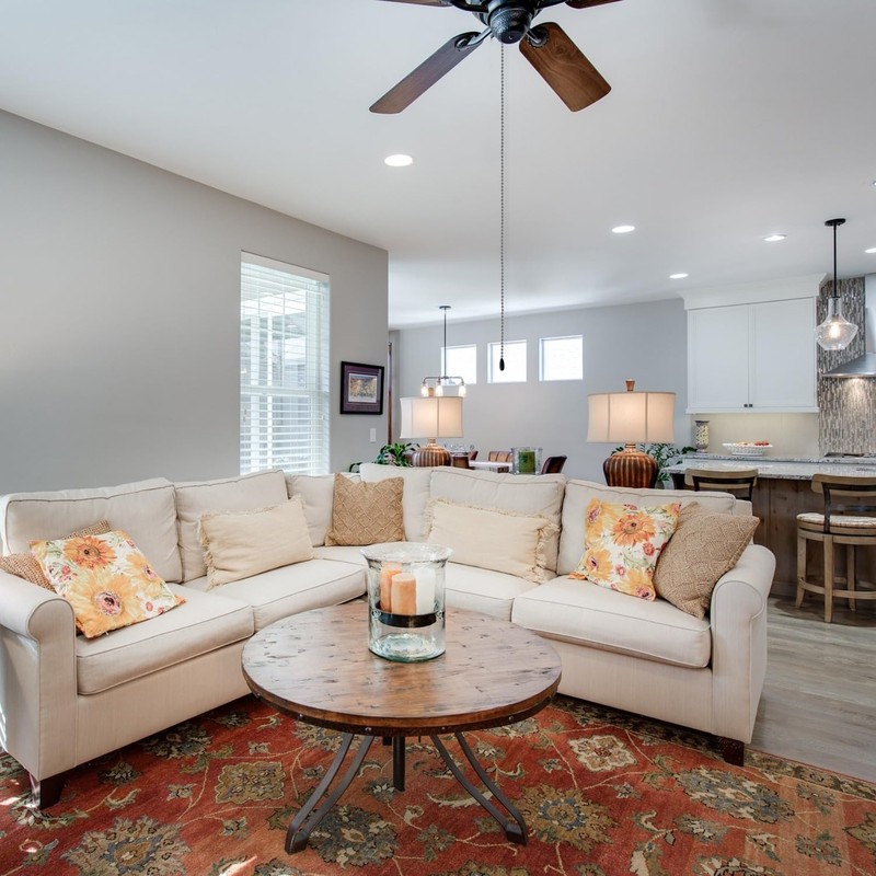 Blue Donuts Ceiling Fan Pull Chain Extender 3.2mm Diameter Chrome