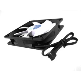 AABCOOLING Super Silent Fan 12 PWM - Silent and Efficient 120mm Fan with 4 Anti-Vibration Pads and PWM Control, CPU Fan, PC Case Fan, Fan 12cm, 12V