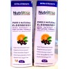 NutriRise Pure Elderberry Vitamin C Syrup Drops Berry Flavor Immune