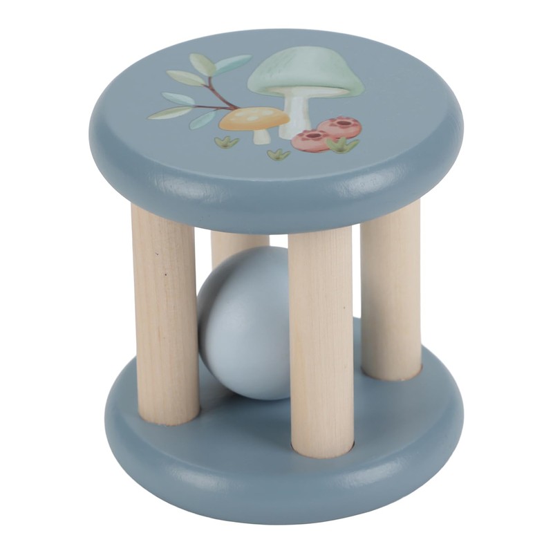 Little Dutch Forest Friends 7251 FSC Wooden Rattle Blue