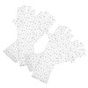 Healvian 4pairs Love Pattern Anti-uv Gloves for Nail Art Fingerless