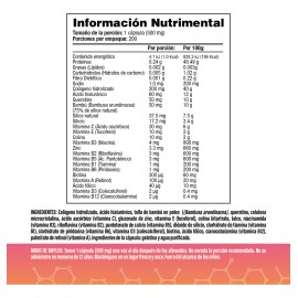 Vitamimas Premium Vitaglow - cido Hialurnico, Biotina, Colgeno, Keratina, Retinol, Bamb  Complejo B Y Zinc - 18 Ingredientes Activos - 200 Cpsulas    
