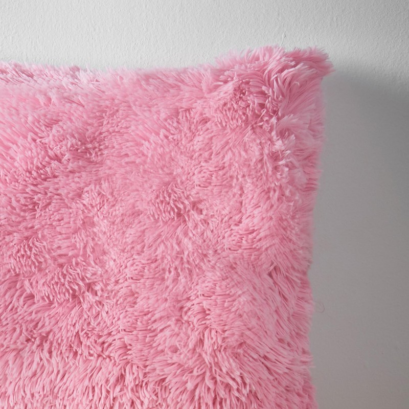 Catherine Lansfield Cuddly Deep Pile Faux Fur 45x45cm Cushion Cover