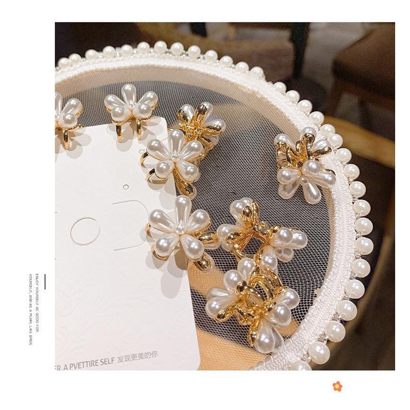 Mini Hair Clips, Hair Clips, Hairpins, Pearl Hair Clips, Hair