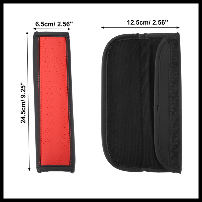 Hihaha 2pcs Universal Seat Belt Shoulder Pad Car Safety Strap