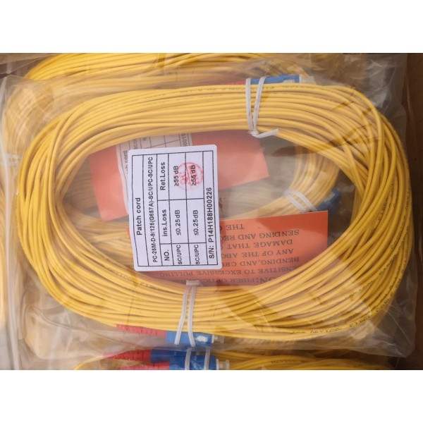 CIENNA NEW 25 Meter SC-SC Duplex SM Fiber Optic Cable