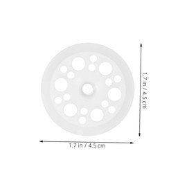CHILDWEET 300pcs Polypropylene Plastic Washers, 45mm Flat Washers for Rigid Foam Board Fastening, Insulation Installation, and Load Spreading Support