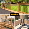 WOWACE ADC-12 Aluminium Alloy Deck Railing Brackets Connector, for 2