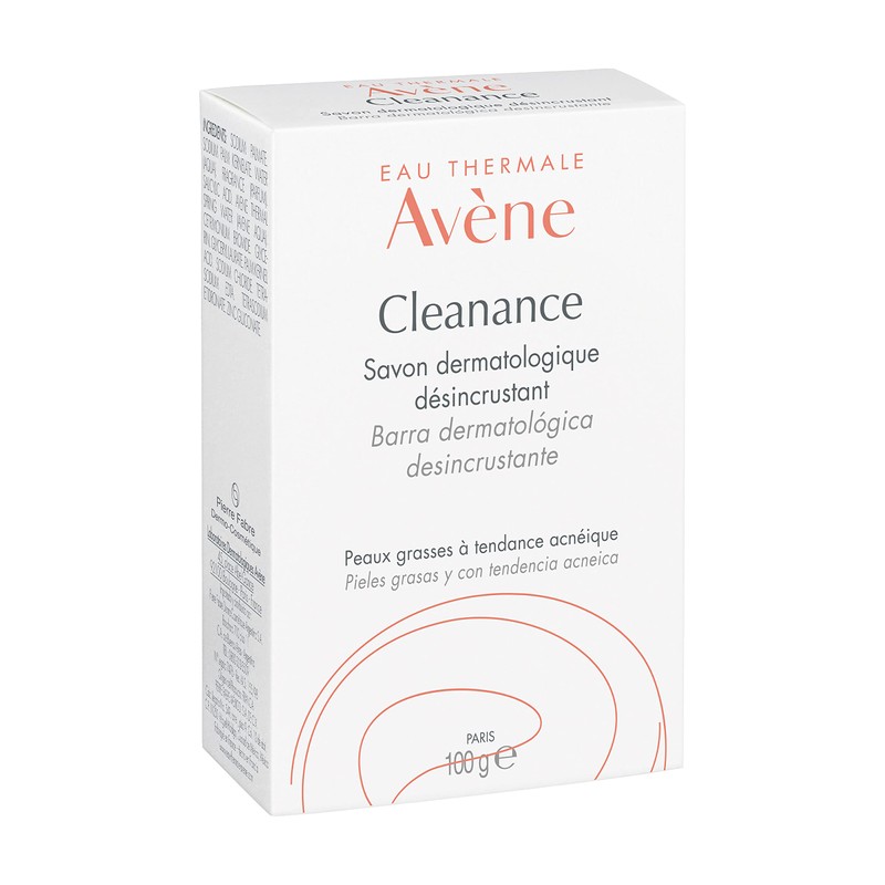 Avne Cleanance, Jabón en Barra Facial, Piel Grasa, 100gr