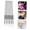 FOMIYES Diy Nail Art Brush Set 6-piece Set Liner Striping