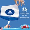 Lola Rola Sticky Mop Refills, Giant Adhesive Roller, Traps Dirt,