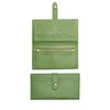 HAKATA NO MORI LEATHER Women's Thin Long Wallet, Genuine Leather,