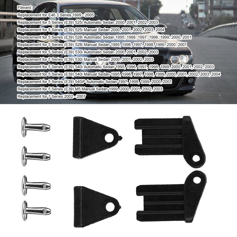 Rear Sunshade Sunblind Repair Kit Replacement for 5 7 Series