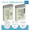 BM Premium NB-13L Battery for Canon PowerShot SX740 HS, G1