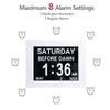 HeyJiaYu 8 Inch LCD Digital Calendar Day Clock, Dementia Clock