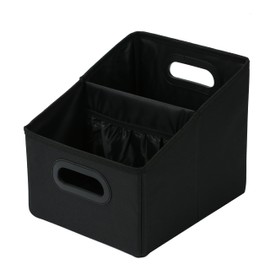 AOKJOY Car Seat Organizer Collapsible Passenger Seat Organizer Car Caddy Organizer Backseat Car Storage Organizer Front Seat for Kids black