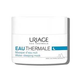 URIAGE EAU THERMALE Mascarilla hidratante de noche con ÁCIDO HIALURÓNICO Y EDELWEISS I Piel renovada como después de 8 horas de sueño. Mascarilla en  