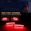 AreLokpri Dynamic Front Rear Bumper Side Marker Lights Compatible with