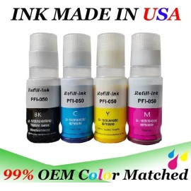 For Canon PFI-050 PFI050 Ink Set Tank Refill Bottle Pigment Ink for Canon iPF-020 TC-20M