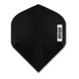 US Darts 3 Sets (9 Flights) Pentathlon Standard Carbon Black Dart Flights - 100 Micron