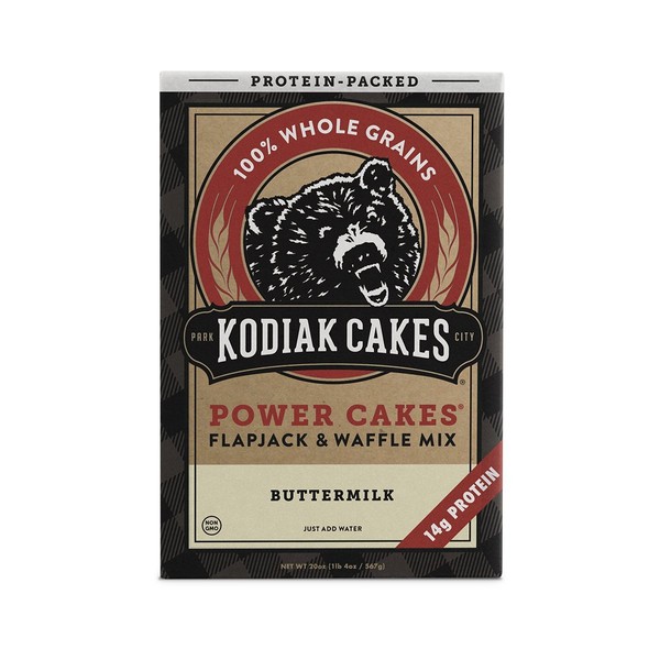 Kodiak Cakes Power Cakes, Flapjack and Waffle Mix, Buttermilk,20 oz