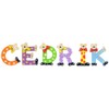 Playshoes Children's Wooden Letters Names Cedrik Set – Assorted