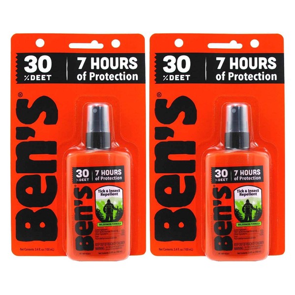 Ben's Ben's Tick & Insect Repellent 30% Deet, Orange, 3.4