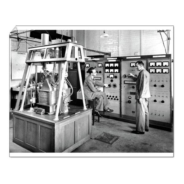 Media Storehouse Mass Spectrometer Print, 1949, National Physical Laboratory -