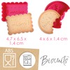 ScrapCooking - 2 Taglierina per biscotti "Classici" - Piccolascarpe e