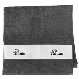Huuraa Hand Towel Tennis Ball Gift 50 x 100 cm Graphite Cotton Tennis Present
