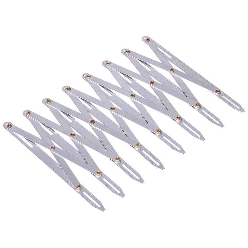 Dpofirs Expanding Sewing Gauge Aluminium Sewing Gauge Quilting Sewing Tool