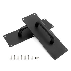 Vkinman Stainless Steel Pull Push Door Handle with Plates Escape Doors Fire Doors Push and Pull Doors