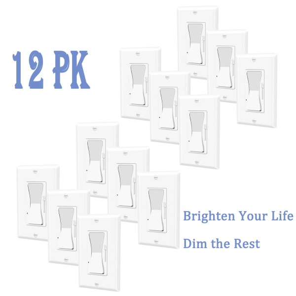 Unbranded Digital Dimmer Light Switch for 150W Dimmable LED/CFL Lights