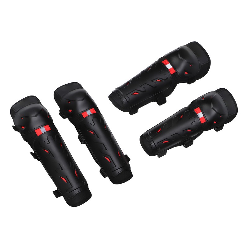4PCS Knee Pads Elbow Pads Night Luminous Knee Protective Gear