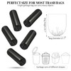 5 Rolls Small Trash Garbage Bags, 4 Gallon 100 Counts