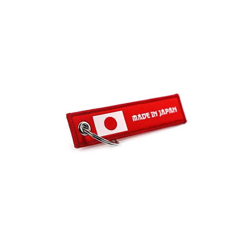 VmG-Store Made in Jet Tag Key Fob Country Flags Robust
